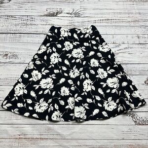 Rampage Heart moon star a line floral skirt vintage size 4